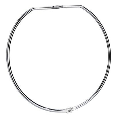 Anillo para colgar mercadería, 160 mm, cierre a rosca, niquelados 