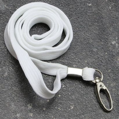 Lanyard, 10 mm de ancho null | con clip mosquetón
