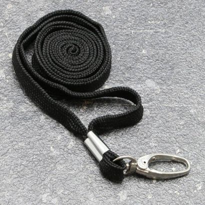 Lanyard, 10 mm de ancho null | con clip mosquetón