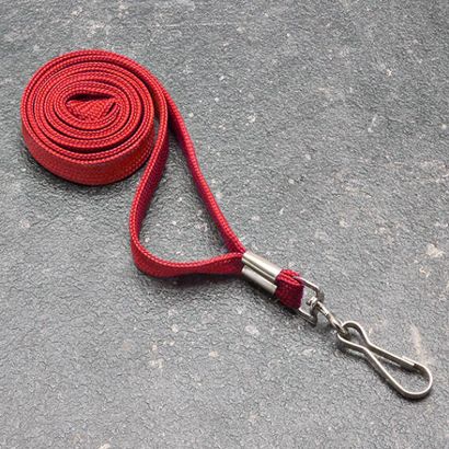 Lanyard, 10 mm de ancho null | con gancho de metal giratorio