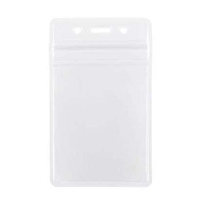 Funda tarjeta identificativa. impermeable, formato tarjeta bancaria, vertical null