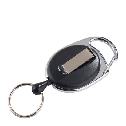 Llavero extensible con clip para cinturón null