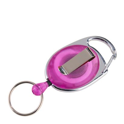 Llavero extensible con clip para cinturón null