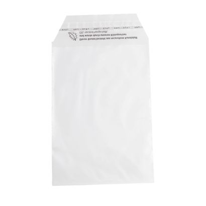 Bolsas con solapa, resellables, lámina de PE, transparentes 119 x 162 mm - C6 - reciclada