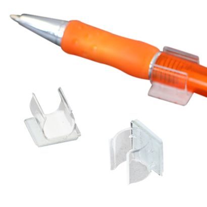 Soporte para lápiz, autoadhesivo 12 x 15 mm  | transparente 