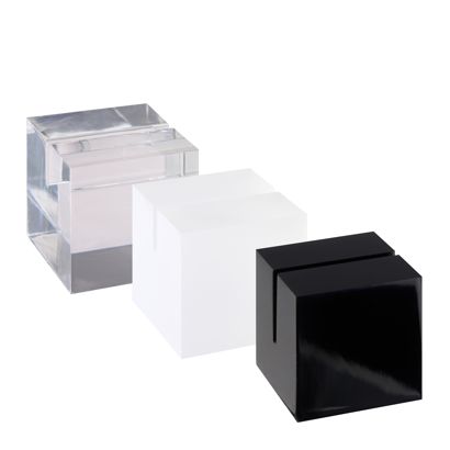 Portatarjetas "Cube" de metacrilato 