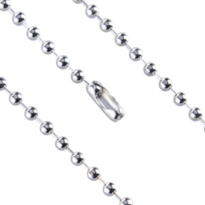 Cadenas de bolas, con cierre a presión null | 3,2 mm | 105 mm
