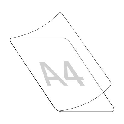 Láminas plastificadas en frío 225 x 312 mm, para A4 A4 