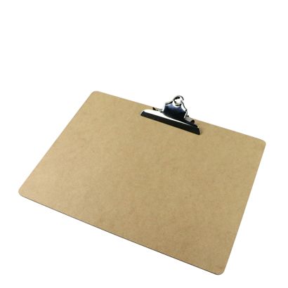Carpeta portapapeles, madera de fibra de alta densidad formato horizontal | A3 | clásica con pinza retro