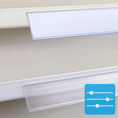 Configurador | Regleta portaprecios DBR autoadhesiva 