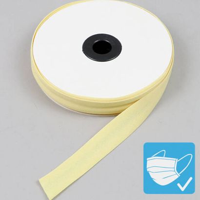 Cinta al bies, algodón y poliéster, 20 mm, rollo de 25 m null