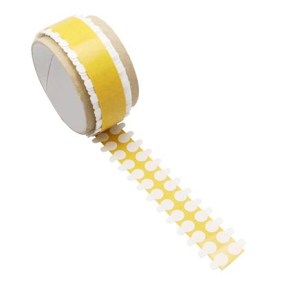 Puntos adhesivos de PET de doble cara, fuerte/fuerte 10 mm | 1.000 STK