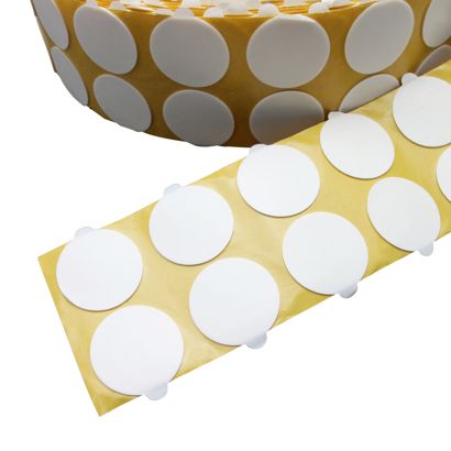 Puntos adhesivos de espuma de doble cara, 1 mm de espesor, fuerte/fuerte 40 mm | 2.500 STK