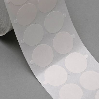 Puntos adhesivos de PET de doble cara, débil/débil 30 mm | 1.000 STK