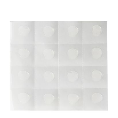 Puntos adhesivos de silicona en hoja null