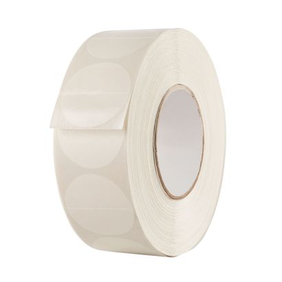 Puntos adhesivos, de adherencia fuerte en uno de sus lados, perforados 50 mm | 2.500 STK
