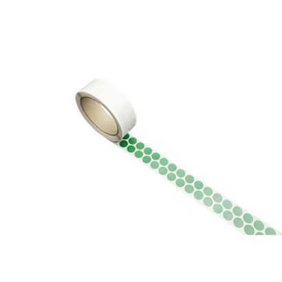 Puntos adhesivos de tela, verde 15 mm | 1.000 STK