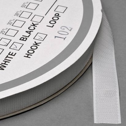 Bandas de sujeción por contacto, para coser, lado de gancho, rollo de 25 m 20 mm | null