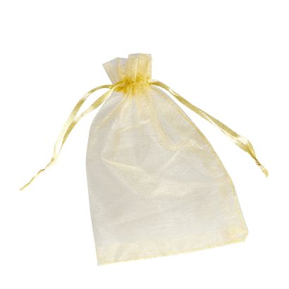 Bolsitas de organza con cierre de cinta de raso null | 150 x 200 mm
