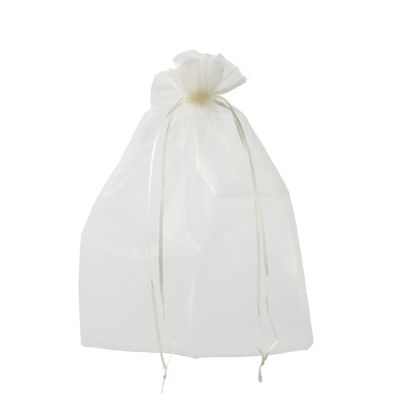 Bolsitas de organza con cierre de cinta de raso null | 150 x 200 mm