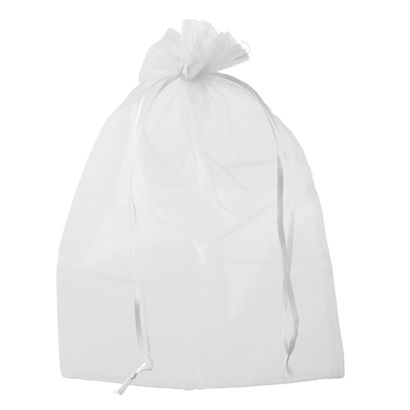 Bolsitas de organza con cierre de cinta de raso null | 200 x 300 mm