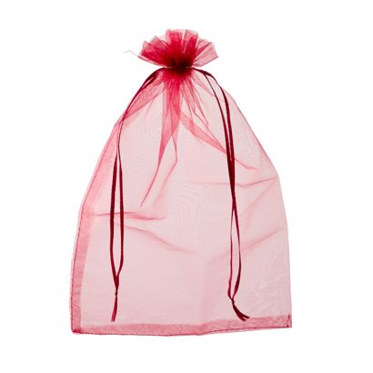 Bolsitas de organza con cierre de cinta de raso null | 200 x 300 mm