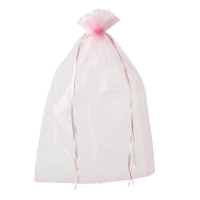 Bolsitas de organza con cierre de cinta de raso null | 200 x 300 mm