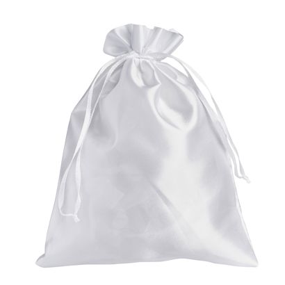 Bolsitas de raso 150 x 200 mm  | blanco 