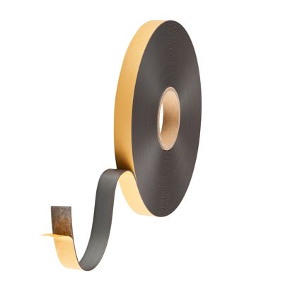 Cinta magnética con contraparte, autoadhesiva 25,4 mm | B - Adhesivo estándar