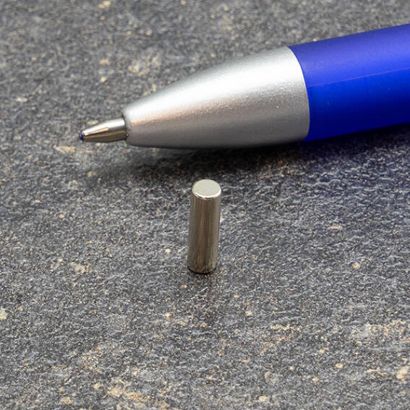 Barras de imán de neodimio, niquelados 3 mm | 10 mm