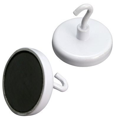 Imán de base con gancho, ferrita 40 mm
