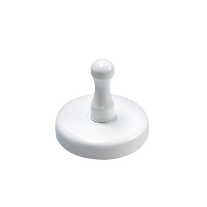 Imanes con mango, blancos 32 mm