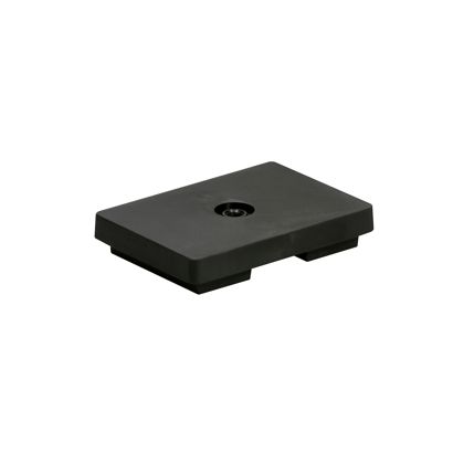 Imanes revestidos de goma, rectangulares, con agujero roscado null | M5x4,9 mm | 4,6 kg