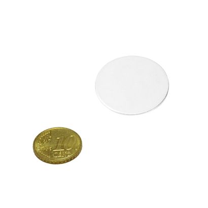 Discos de metal blancos, autoadhesivos 30 mm
