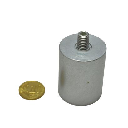 Bases magnéticas cilíndricas de neodimio con rosca 32 mm