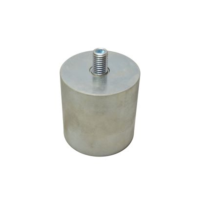 Bases magnéticas cilíndricas de neodimio con rosca 63 mm