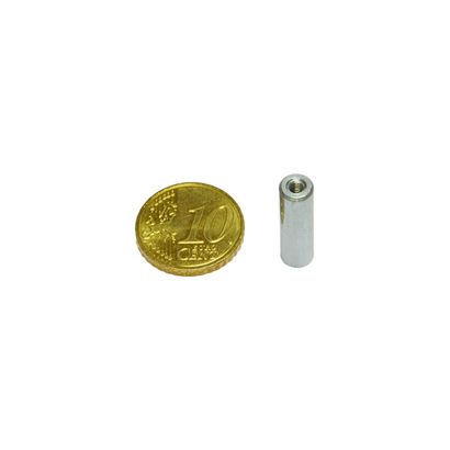 Bases magnéticas cilíndricas de AlNiCo con agujero roscado 6 mm | null