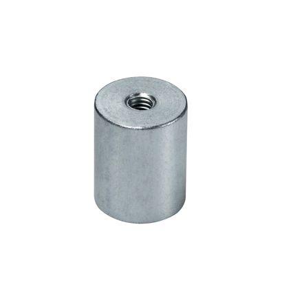 Bases magnéticas cilíndricas de neodimio con agujero roscado 20 mm | 25 mm