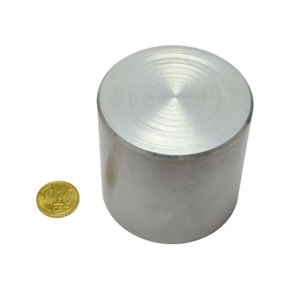 Bases magnéticas cilíndricas de AlNiCo con carcasa lisa 63 mm
