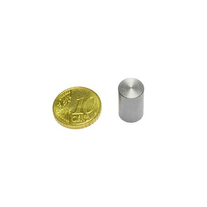 Bases magnéticas cilíndricas de neodimio con carcasa lisa 10 mm