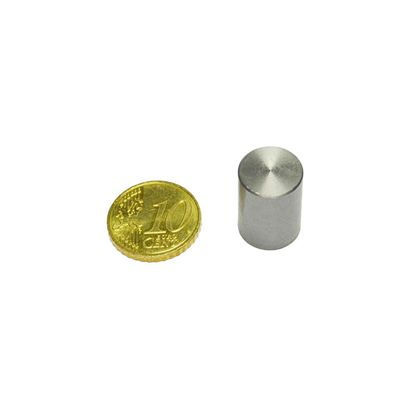 Bases magnéticas cilíndricas de neodimio con carcasa lisa 13 mm