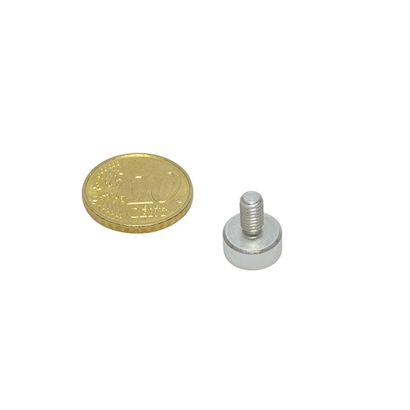 Bases magnéticas de neodimio con rosca 10 mm | M4x8 mm