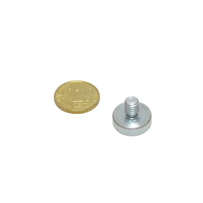 Bases magnéticas de neodimio con rosca 16 mm | M6x8 mm