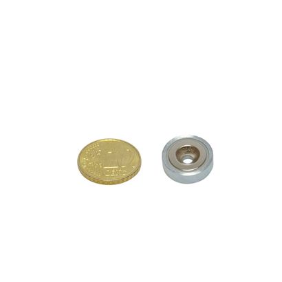 Imán de base con perforación y hundimiento, neodimio 16 mm | 7,7 kg | null