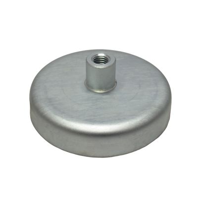 Bases magnéticas de ferrita con casquillo roscado 125 mm | 50 mm | null