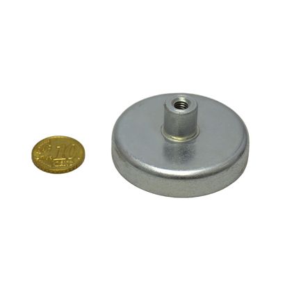 Bases magnéticas de ferrita con casquillo roscado 50 mm | 22 mm | null