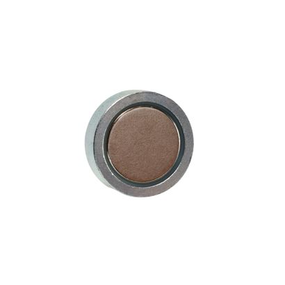 Imán de base con casquillo roscado, neodimio 20 mm | cincado 