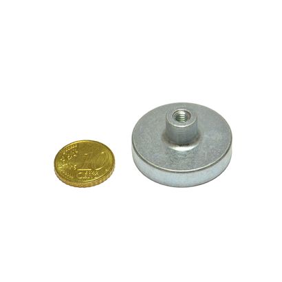 Bases magnéticas de SmCo con casquillo roscado 32 mm