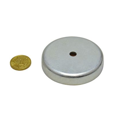 Bases magnéticas de ferrita con agujero cilíndrico 57 mm | null