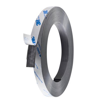Cinta magnética autoadhesiva, fuerte 12.7 mm | 1.5 mm | 5 m